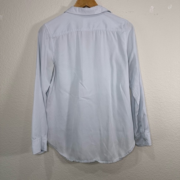 Elie Light Blue Button-Up Shirt Women's S/P - Picture 5 of 7